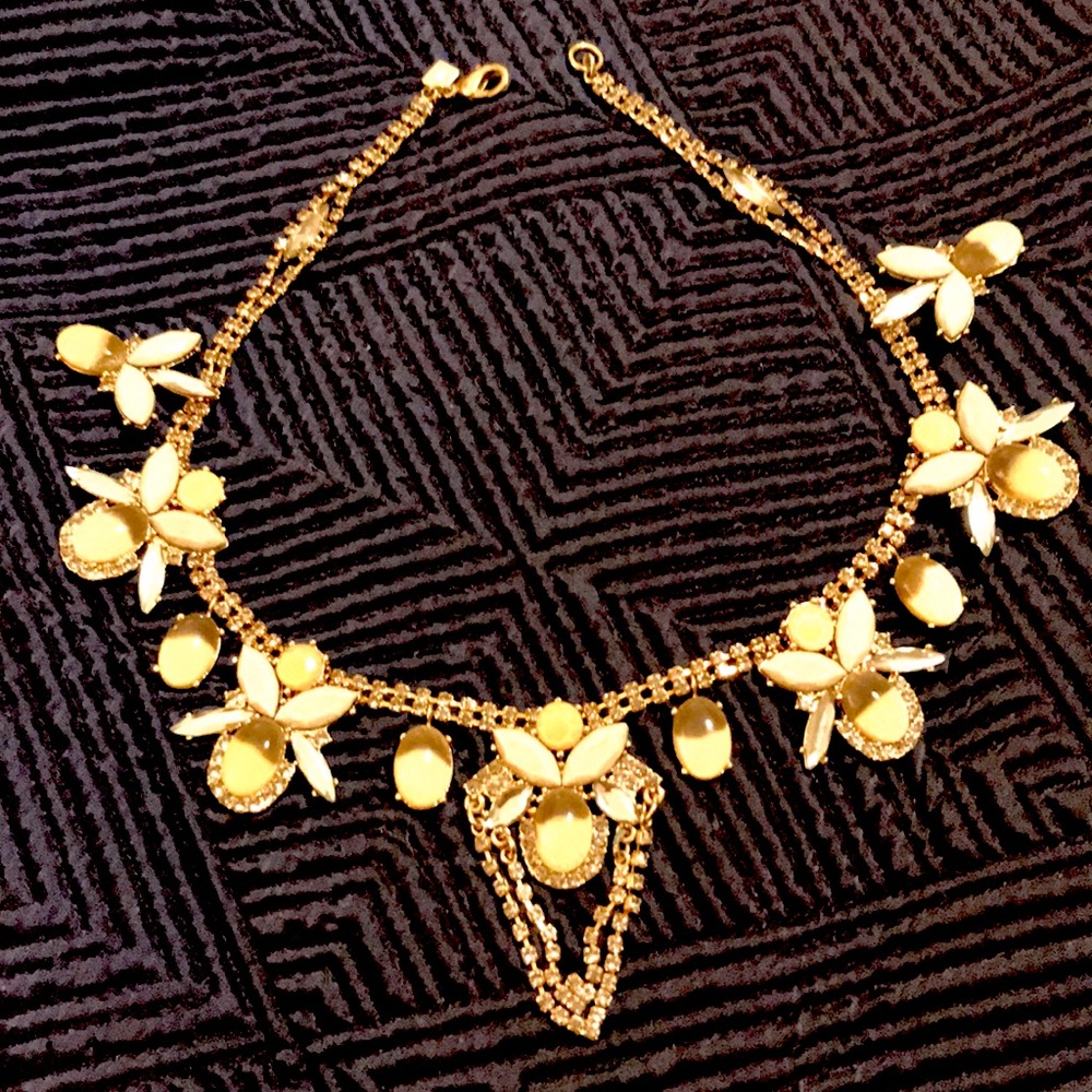Banana Republic gold rhinestone necklace